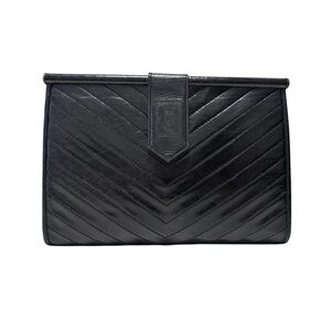 Vintage YSL chevron quilt